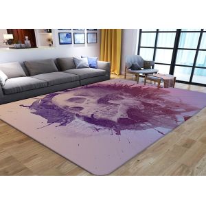 China polyester  Wholesale factory home design anti slip customer printed area rugs on sale