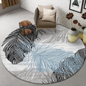 Buy cheap Abstract Printing Living Room Floor Carpets Circular Visual absorbent door mat from wholesalers