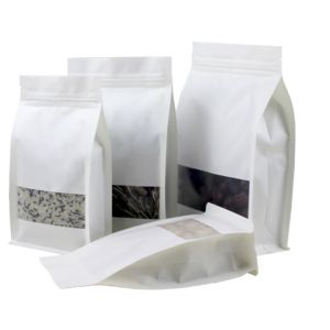 Buy cheap Kraft See Through Pouches VMPET Biodegradable Apply To Dried Food from wholesalers