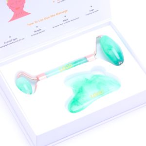 Buy cheap Quartz Face Jade Roller Logo Customized Face Massage Stone Roller from wholesalers