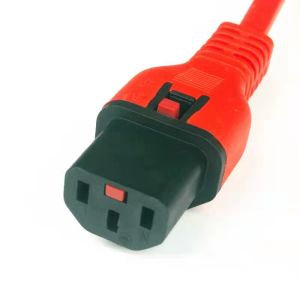 Extension CE VDE IEC Plug Power Cord C13 C14 C19 C20 Locking