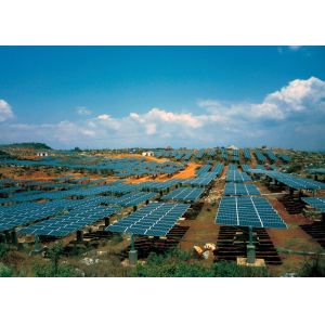 Customized Single Axis Solar Tracker Ground Solar PV Panel Mounting Bracket