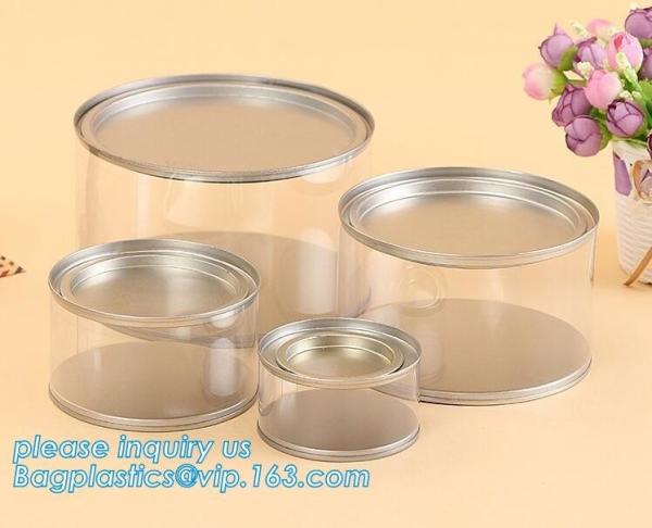 Buy cheap 1 gallon clear plastic paint cans for packaging,Plastic Food Grade Clear PET Can Round Food Storage Container Screw Lid from wholesalers