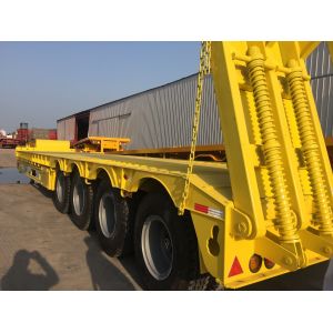 Buy cheap 60T 100T 4 Axle Gooseneck Lowboy Trailer from wholesalers