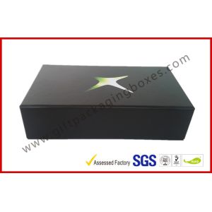 Buy cheap Matt Black Luxury Gift Boxes 350gsm , Offset Printing Magnetic Boxes from wholesalers