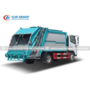 Buy cheap Dongfeng 6CBM Rear Loader Compressed Garbage Truck from wholesalers