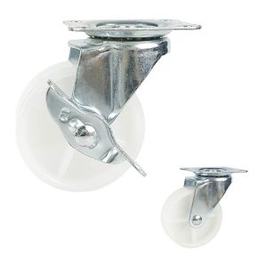 Buy cheap 50mm Plastic Swivel Caster Wheels , Zinc Plated Solid Caster Wheels from wholesalers