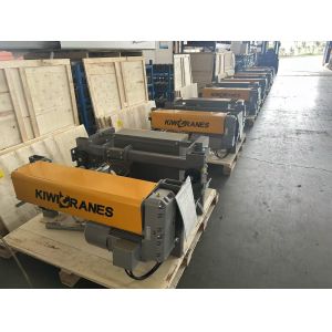 Forged Steel 3.2 Ton 9m European Style Single Beam Wire Rope Hoist For