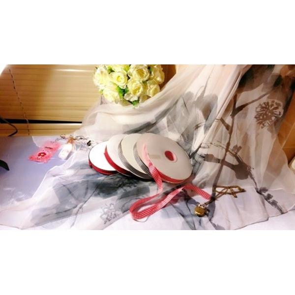 Buy cheap Polyester Single Face 3.2mm Wide Plaid Wired Ribbon from wholesalers