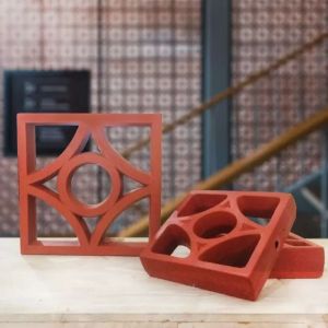 China Terracotta Breeze Bricks Ventilation Hollow Brick Wall Tiles Handmade on sale