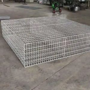 Buy cheap 2mx1mx1m Galvanized Welded Mesh Stone Cage Gabion Box with Cutting Processing Service from wholesalers