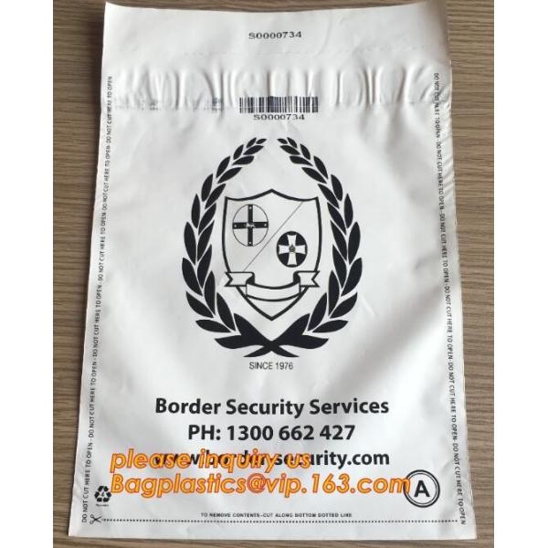 Buy cheap Custom Printed Mailing Bags , Eco Friendly Mailing Bags Money Locking Security from wholesalers