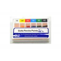 Buy cheap Dental Materials Endodontic Disposable Colorful Gutta Percha Points product