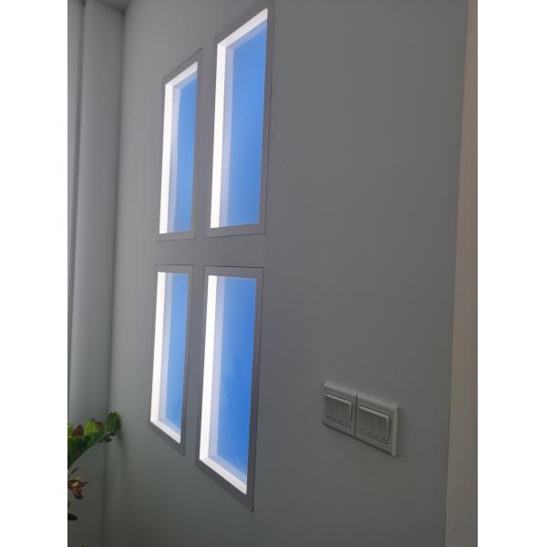 Quality 150W LED Skylight Panel 6000LM Light Output 2100-7000K Color Temperature Covers 8-12 Sqm Area for sale