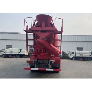 Buy cheap 12cbm Red Used Concrete Mixer Truck With Pump Sinotruk HOWO from wholesalers