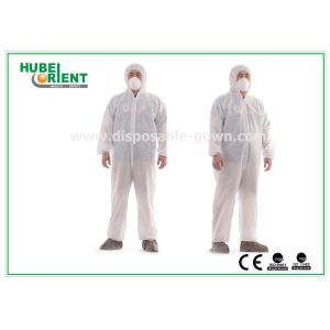 Buy cheap Hooded Nonwoven Disposable Coveralls with Various Colors CE Standard from wholesalers