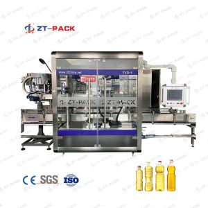 Buy cheap 1l Edible Oil Filling Line Ss316 Piston Liquid Bottling Equipment from wholesalers