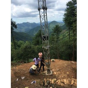 Buy cheap Triangular Microwave Antenna 5g Guyed Wire Tower from wholesalers