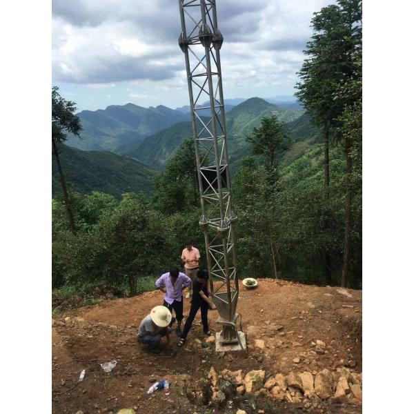 Buy cheap Triangular Microwave Antenna 5g Guyed Wire Tower from wholesalers