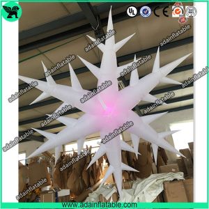 Buy cheap Inflatable Snowflake With LED Light,Lighting Inflatable Snow Flower from wholesalers