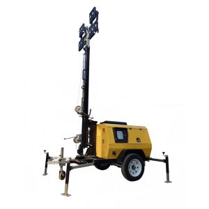 Buy cheap Portable Led Light Tower With 1600W LED For Night Construction Lighting from wholesalers