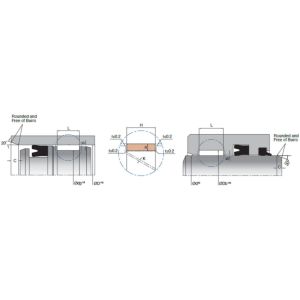 KLSB Hydraulic Guide Ring Custom For Rod / Piston Application