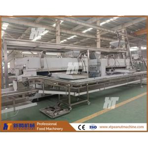 Roasted Peanut Processing Machines SUS304 Coated Nuts Rotary Roaster Machine