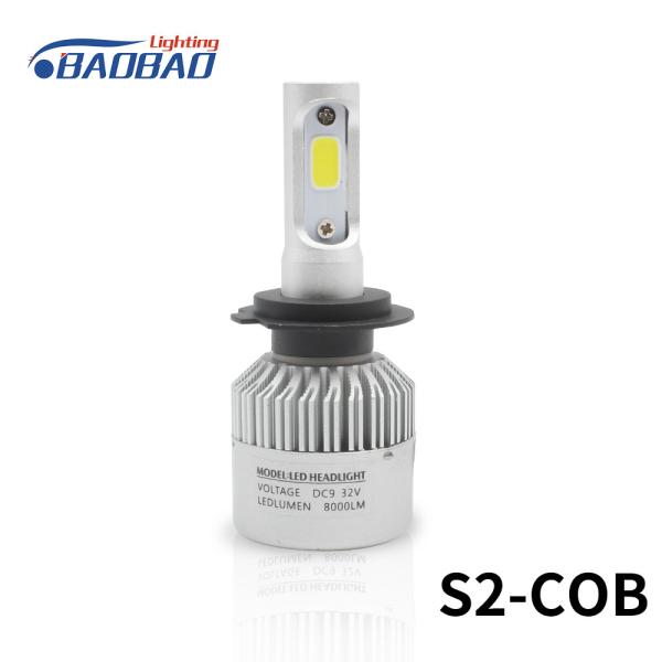 Quality S2 40W 8000LUMEN COB Car LED headlight for sale