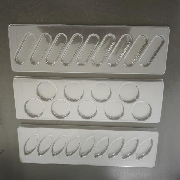 Customized pet plastic eclair transparent tray vacuum formed Calisson insert