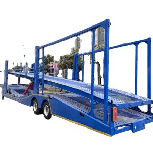 Buy cheap CIMC 8/10 steel equipped with Wabco brake system Cars Carrying Vehicle Transporter Trailer Car Carrier Semi Trailer For Sale from wholesalers