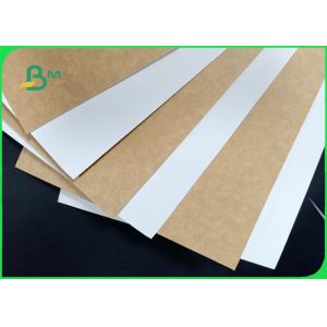 Buy cheap Good Stiffness 250gsm 300gsm White Face Top Kraft Liner Paper For Cosmetic Box from wholesalers