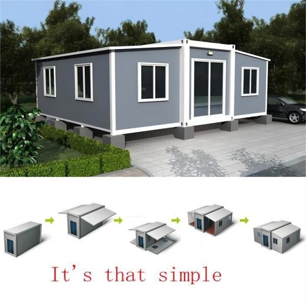 Expandable Container Home Modular Folding House for Villa and Online Technical