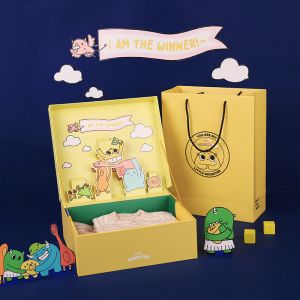 Buy cheap Customized Logo Luxury Clothing Packaging Boxes With Cartoon Pattern from wholesalers