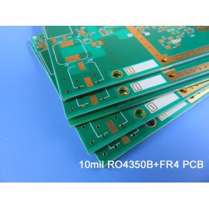 Buy cheap Hybrid PCB | Mixed Material PCB Built On 10 mil RO4350B + FR-4 With Depth Controlled Drill from wholesalers