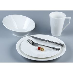 Buy cheap Stackable Smooth Surface 16Pc Ceramic Dinnerware Set from wholesalers