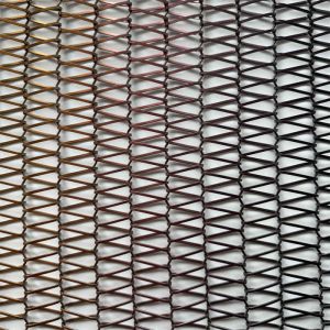 China Coil Technology Metal Mesh Curtains Customized Brass Materials on sale