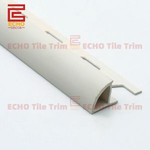 Buy cheap  Bathroom Ceramic Plastic Edge Tile Trim White Bullnose Tile Trim from wholesalers