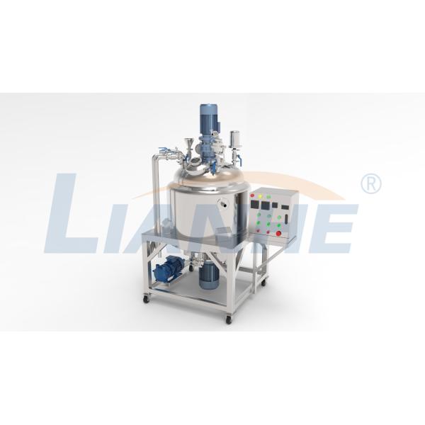 200L Sealed Cover Vacuum Homogenizer Mixing Heating Emulsifying Machine