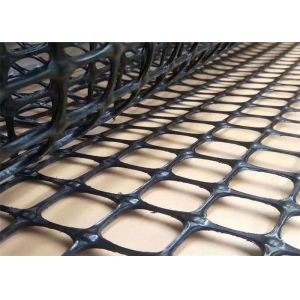 Composite Biaxial Plastic Geogrid Soil Stabilization 8m Width