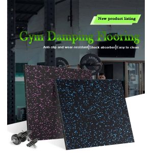 Customized Interlocking Rubber Floor For Shock Absorb 15mm/25mm Gym Flooring