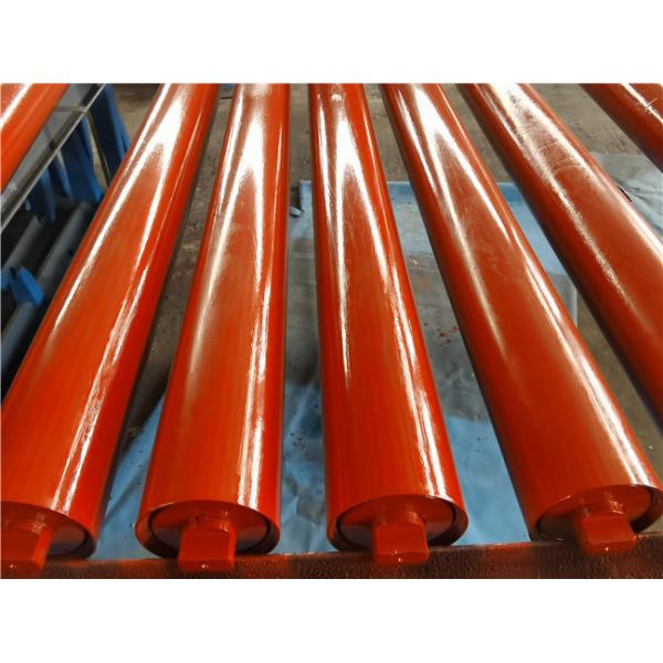 Quality TD75 Dust Proof Conveyor Carrier Roller For Power Cement Plants for sale