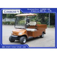 Buy cheap 48V 2 Seater Farm Electric Utility Vehicle With Basket And Cargo Van product