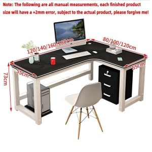 Buy cheap Home Office Computer Desk with Convertible L Shape and Customized Colors from wholesalers