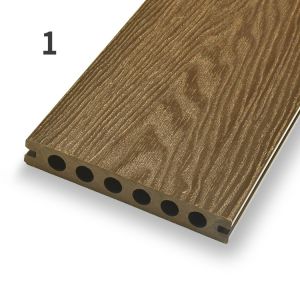 Buy cheap Wood Plastic Composite Garden Decking Boards moisture resistant decking panel from wholesalers