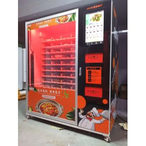 3800W Automatic Fast Food Vending Machine With Single Microwave