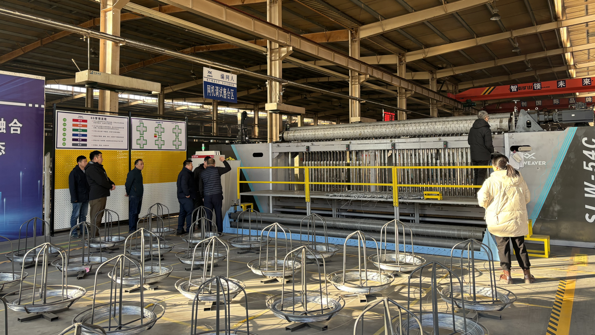 China Precision Automated Gabion Mesh Machine Enhanced Speed SLW54 on sale