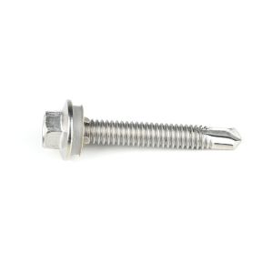China Customized Tek Black HEX Washer Head Self Drilling Screws for Metal Wood M3.5-M6.3 on sale