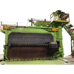 Buy cheap 500mm Cleaning Depth Wire Rod Shot Blasting Machine Achieved Clean Wire Surface from wholesalers