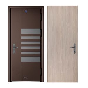 Buy cheap Aluminum Villa Entrance Door 90mm Leaf Thickness Swig left from wholesalers