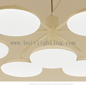 Three LED Can Make Ceiling Or Handlier 36W 520*520*200MM White Color Simple